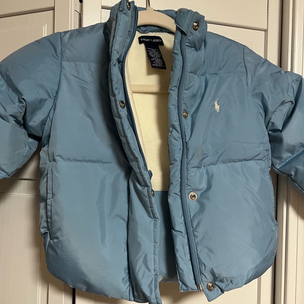 Ralph Lauren Light Blue Kids Down Jacket